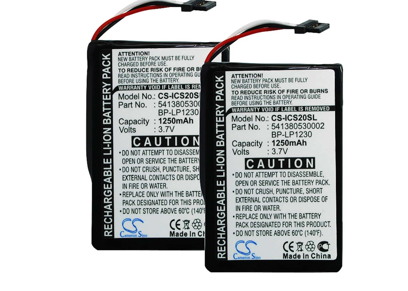 2 упаковки, аккумулятор 541380530002 мА для Navman S20, BP-LP1230/11-A0001 U
2 упаковки, аккумулятор 541380530002 мА для Navman S20, BP-LP1230/11-A0001 U