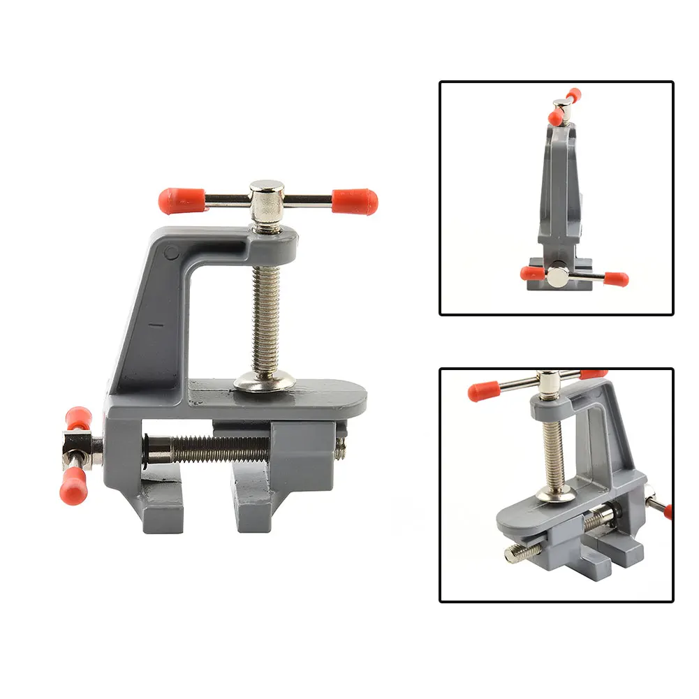 1Pcs Table Bench Vise Aluminum Small Jewelers Hobby Clamp On Table Bench Vise Mini Tool Vice Black 3.4*3.9*1.6inch
1Pcs Table Bench Vise Aluminum Small Jewelers Hobby Clamp On Table Bench Vise Mini Tool Vice Black 3.4*3.9*1.6inch