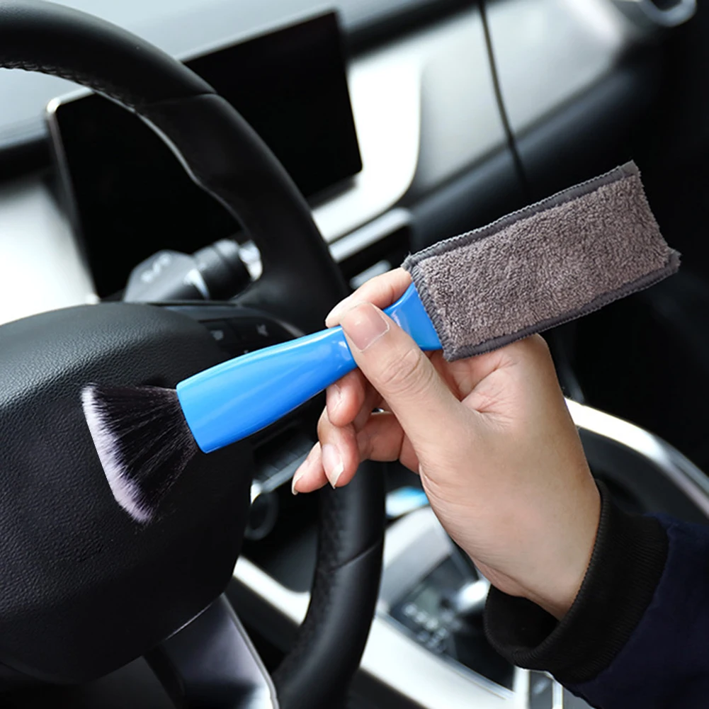 Car Brush Cleaning Tool Auto Air Conditioner Vent Blinds Cleaner ual-Head Detailing Brush Auto Cleaning Kit
Car Brush Cleaning Tool Auto Air Conditioner Vent Blinds Cleaner ual-Head Detailing Brush Auto Cleaning Kit