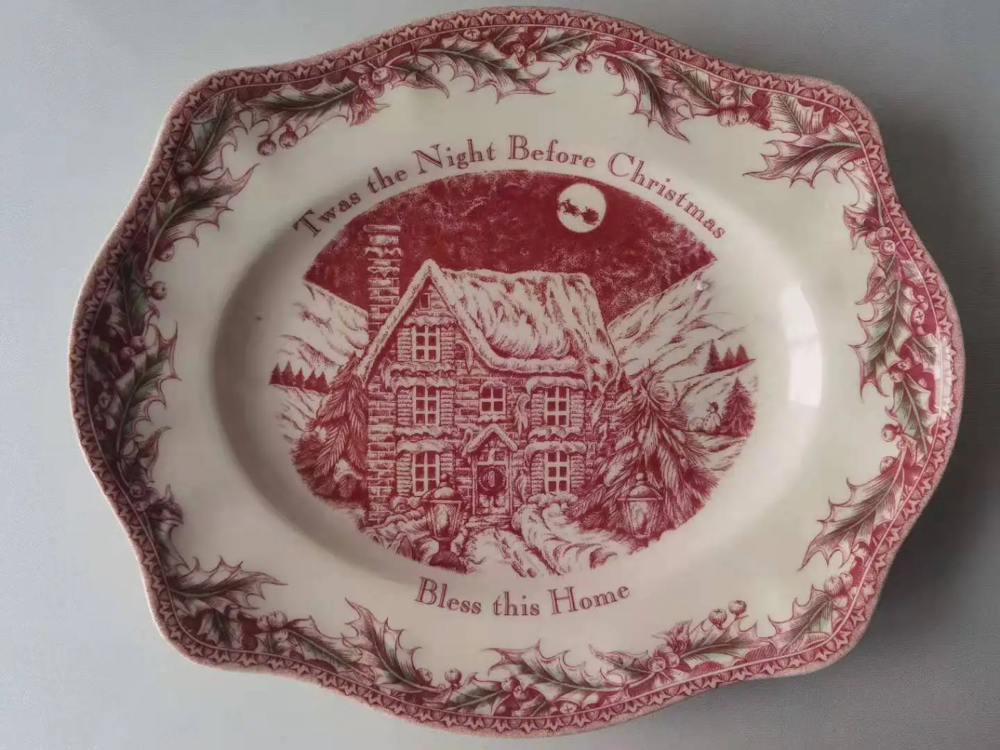 Classic European Christmas Eve Series Size in-Glaze Decoration Plate Bowl Mug
Classic European Christmas Eve Series Size in-Glaze Decoration Plate Bowl Mug