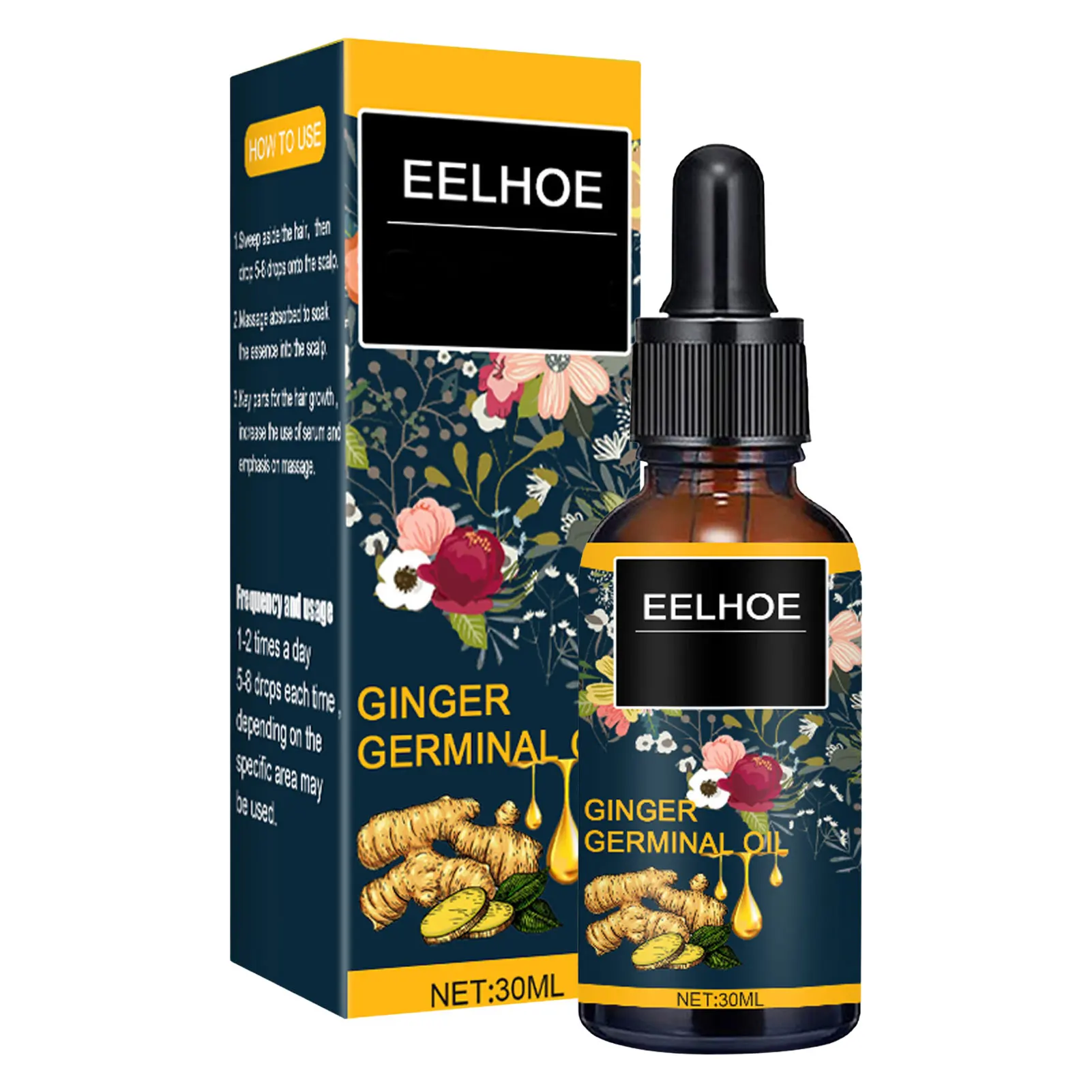 30ML Ginger Germinal Oil Ginger Hair Growth Essence For Thinning Frizzy Split Hairs 30 ML Hair Growth Essences For Women & Men
30ML Ginger Germinal Oil Ginger Hair Growth Essence For Thinning Frizzy Split Hairs 30 ML Hair Growth Essences For Women & Men