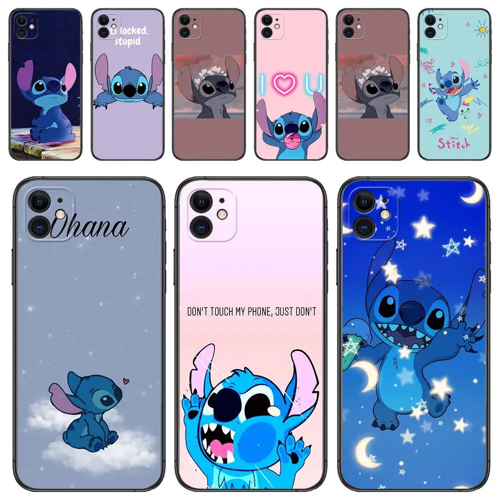 Stitch cartoon game Anime phone Case For IPhone 13 12 11 Pro Max Mini SE XR X XS Max 8Plus 7plus 6 6S Shell Black phone Cas
Stitch cartoon game Anime phone Case For IPhone 13 12 11 Pro Max Mini SE XR X XS Max 8Plus 7plus 6 6S Shell Black phone Cas