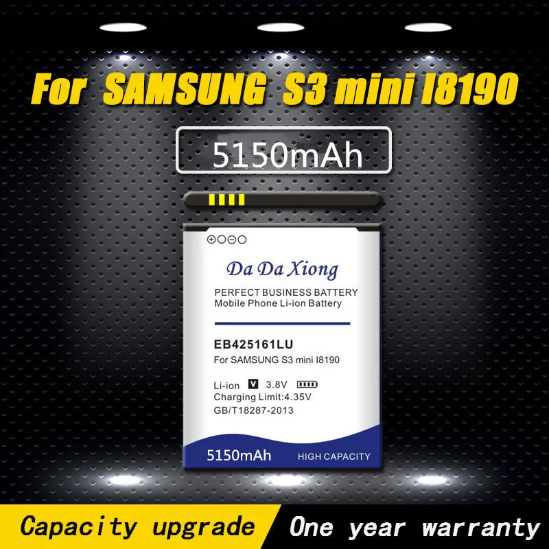 

Оригинальная деталь, аккумулятор 1500 мАч для Samsung Galaxy S3 Mini EB-L1M7FLU i8160 I8190N EB-F1M7FLU S7562 G313 WO