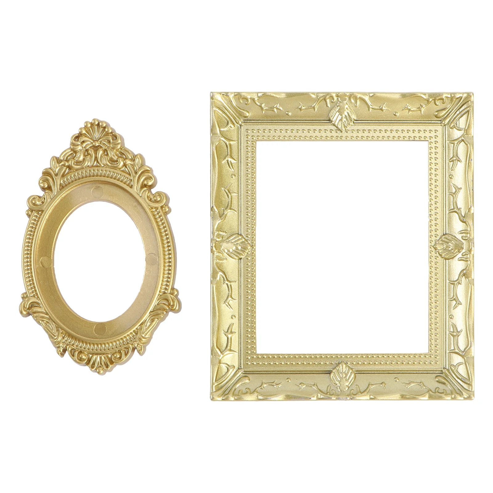 2PCS Mini Picture Frame Decorative European Style Lovely Miniature Painting Frame
2PCS Mini Picture Frame Decorative European Style Lovely Miniature Painting Frame