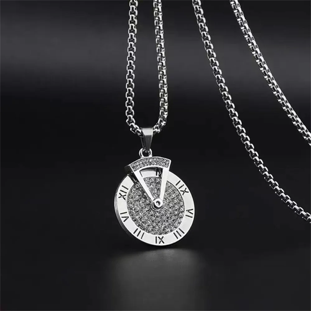Clock Necklace men and women fashion light luxury chain pendant hip hop versatile sweater chain personality jewelry
Clock Necklace men and women fashion light luxury chain pendant hip hop versatile sweater chain personality jewelry