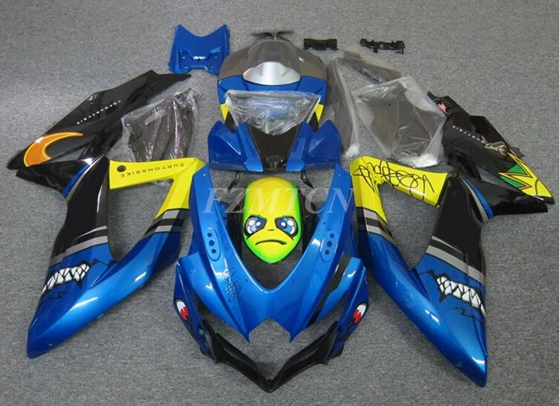 Injection Mold New ABS Whole Fairings Kit Fit for Suzuki GSX-R 600 750 K8 2008 2009 2010 08 09 10 Bodywork Set Blue
Injection Mold New ABS Whole Fairings Kit Fit for Suzuki GSX-R 600 750 K8 2008 2009 2010 08 09 10 Bodywork Set Blue