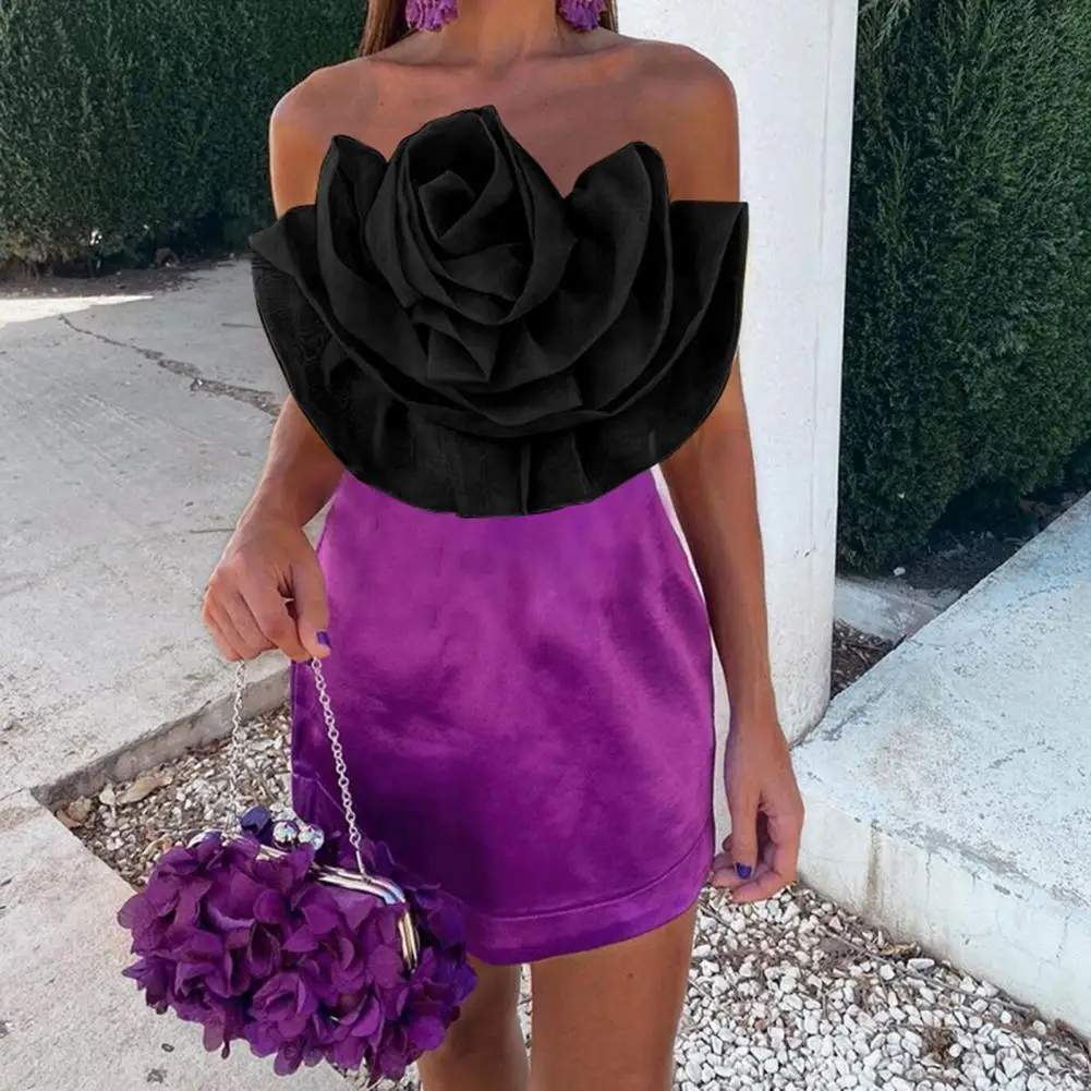 Crop Top Stunning Floral Shoulderless Party Top for Women Backless Spaghetti Strap Design for Prom or Summer Ball Lady
Crop Top Stunning Floral Shoulderless Party Top for Women Backless Spaghetti Strap Design for Prom or Summer Ball Lady