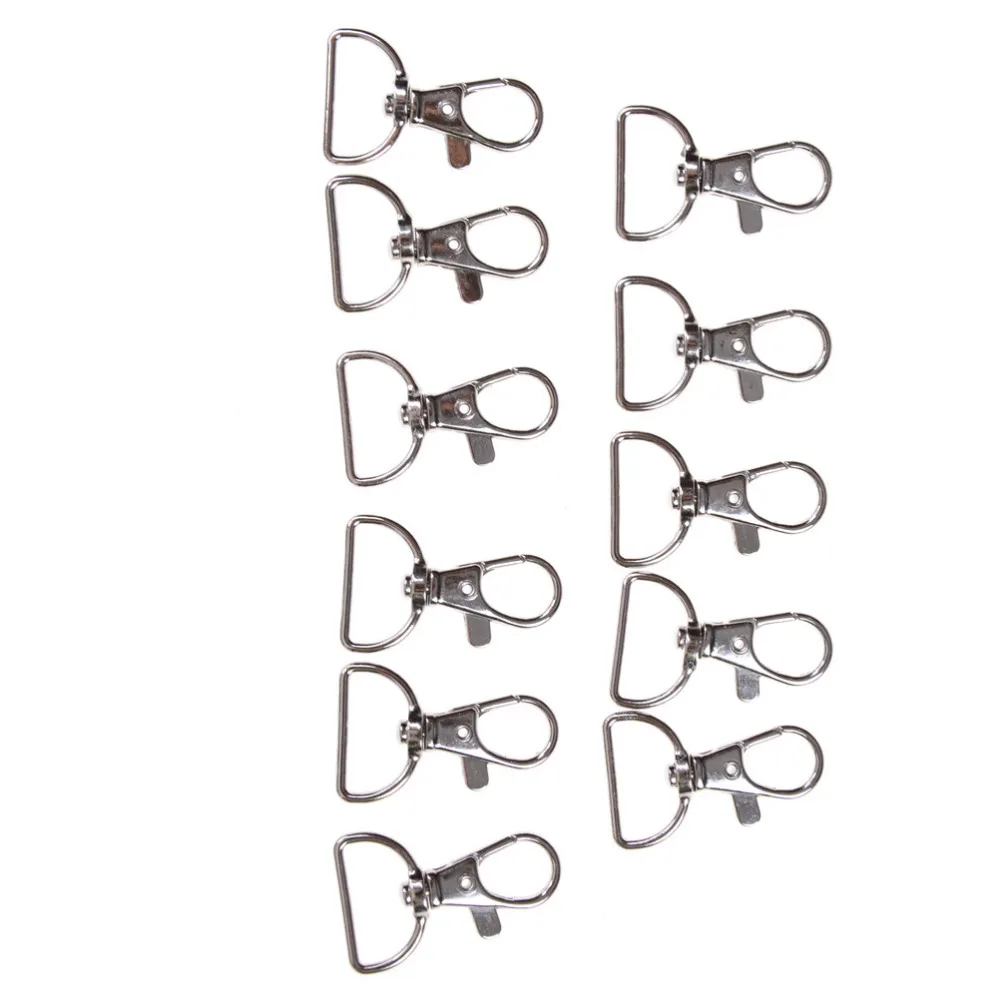 10pcs/set Zinc Alloy Metal Lanyard Hook Swivel Snap Hooks Lanyard Bag Hardware Bag Parts & Accessories Clasp Clips
10pcs/set Zinc Alloy Metal Lanyard Hook Swivel Snap Hooks Lanyard Bag Hardware Bag Parts & Accessories Clasp Clips