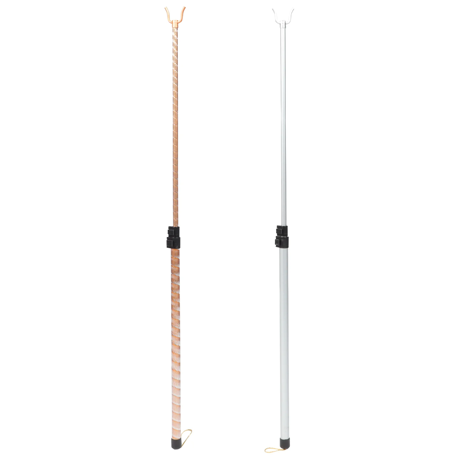2 Pcs Clothes Fork Pole Adjustable Clothesline Rod Outdoor Clothing Retractable Rods Drapes Reaching
2 Pcs Clothes Fork Pole Adjustable Clothesline Rod Outdoor Clothing Retractable Rods Drapes Reaching