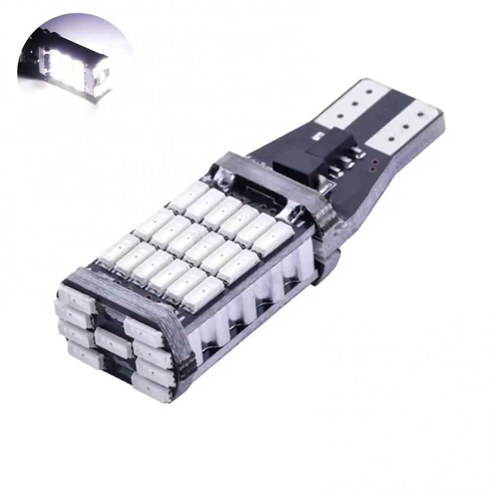2 шт. сигнальная лампа T15 4014 45SMD автомобильная лампа стоп-сигнал фонари заднего хода стоп-сигналы
2 шт. сигнальная лампа T15 4014 45SMD автомобильная лампа стоп-сигнал фонари заднего хода стоп-сигналы
