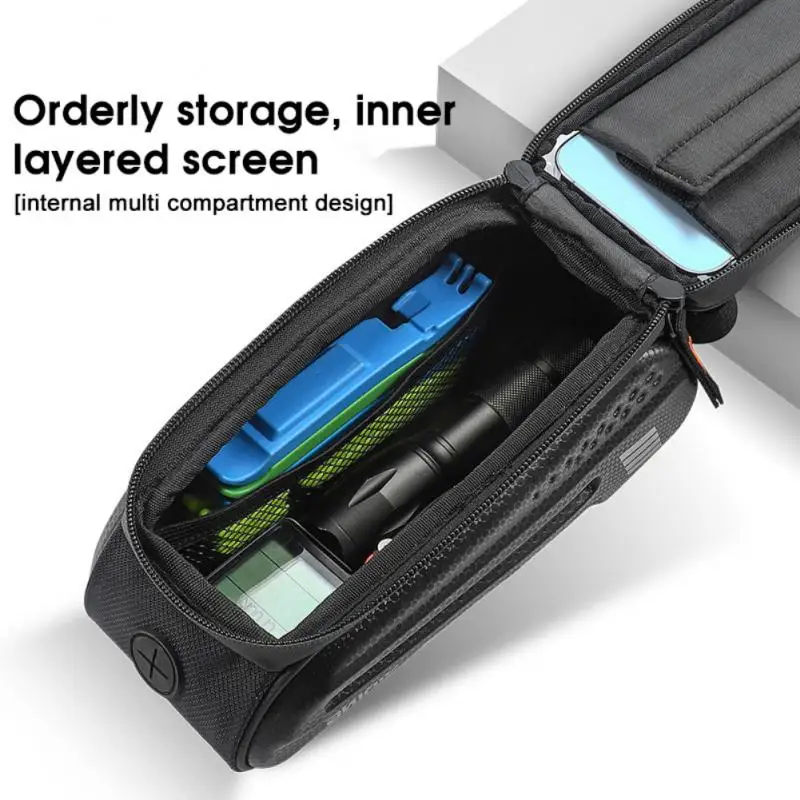 WEST BIKING Bicycle Bag Waterproof Front Bike Cycling Bag 7 Inch Mobile Phone Top Tube Handlebar Bags Mountain Bike Accessories
WEST BIKING Bicycle Bag Waterproof Front Bike Cycling Bag 7 Inch Mobile Phone Top Tube Handlebar Bags Mountain Bike Accessories