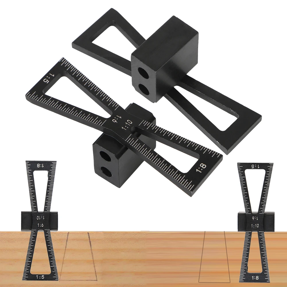 Dovetail Guide Tools Aluminum Alloy Wood Joint Gauge Dovetail Marking Template 1:5 & 1:8 Woodworking Dovetail Marker
Dovetail Guide Tools Aluminum Alloy Wood Joint Gauge Dovetail Marking Template 1:5 & 1:8 Woodworking Dovetail Marker