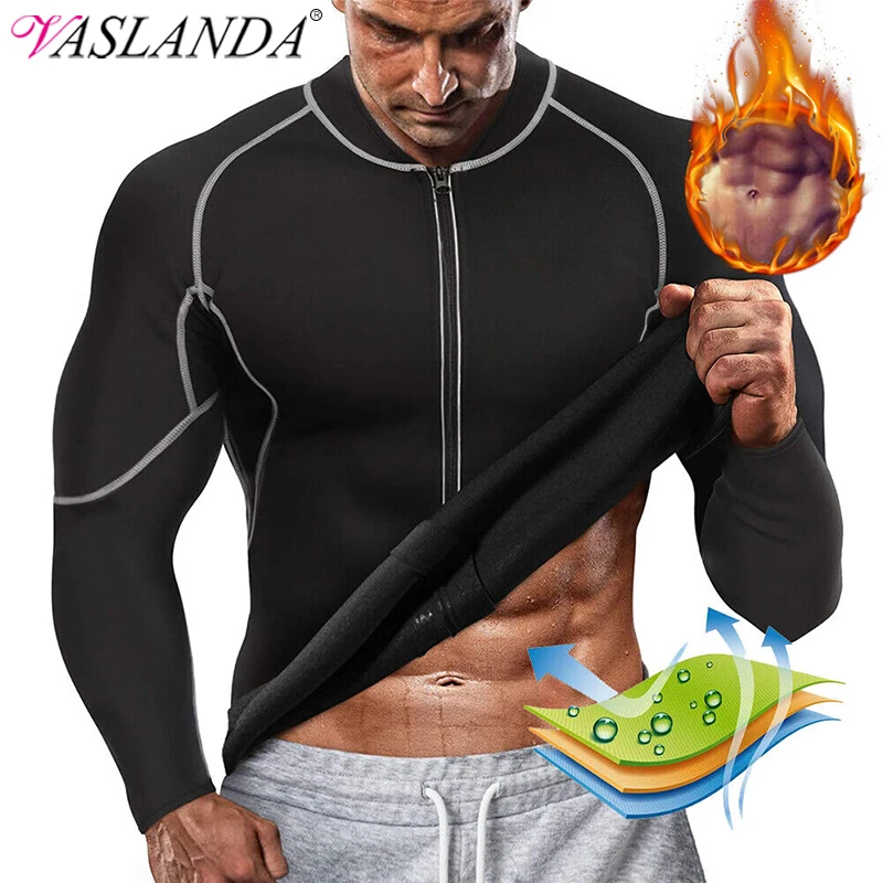 Men Sweat Neoprene Long Sleeve Sauna Suit Workout Shirt Corset Top Clothes Shapewear Long Sleeve Body Shaper Jacket Gym
Men Sweat Neoprene Long Sleeve Sauna Suit Workout Shirt Corset Top Clothes Shapewear Long Sleeve Body Shaper Jacket Gym