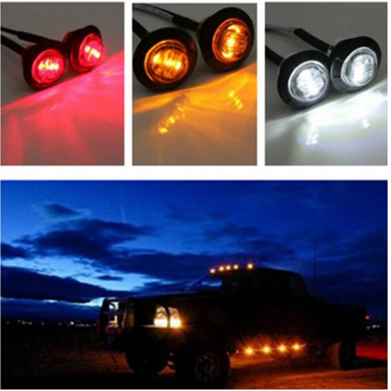 10PCS LED 12V Auto Car Bus Truck Wagons Side Marker Indicator RED trailer lights Rear Side Lamp camion Truck Accessories
10PCS LED 12V Auto Car Bus Truck Wagons Side Marker Indicator RED trailer lights Rear Side Lamp camion Truck Accessories