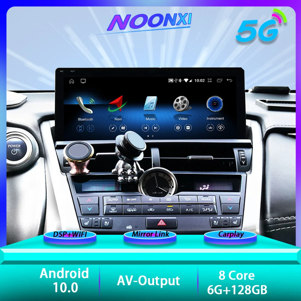 6+128GB Android 10 For Lexus NX 2015-2017 Car Radio Stereo Multimedia Player GPS 5G WIFI Navigation Touch Screen Head Unit 2 Din
6+128GB Android 10 For Lexus NX 2015-2017 Car Radio Stereo Multimedia Player GPS 5G WIFI Navigation Touch Screen Head Unit 2 Din