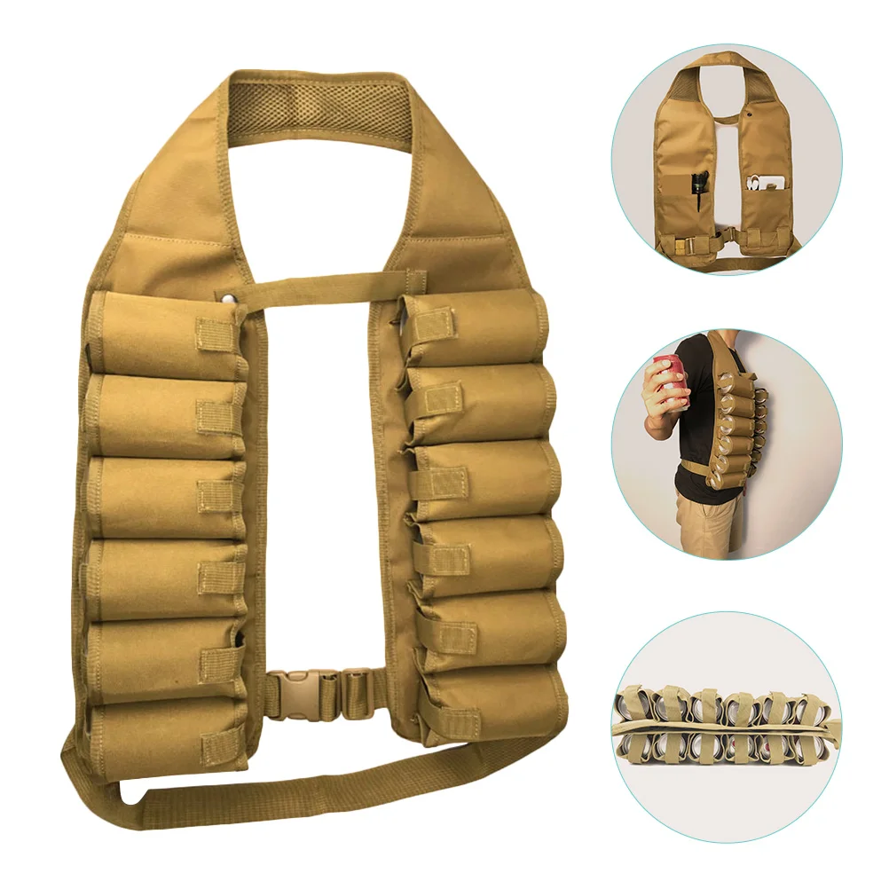 Beer Holder Holster Can Vest Belt Beverage Drinking Bandolier Soda Drink 12 Party Hiking Container Camping Outdoor Accessory Bag
Beer Holder Holster Can Vest Belt Beverage Drinking Bandolier Soda Drink 12 Party Hiking Container Camping Outdoor Accessory Bag