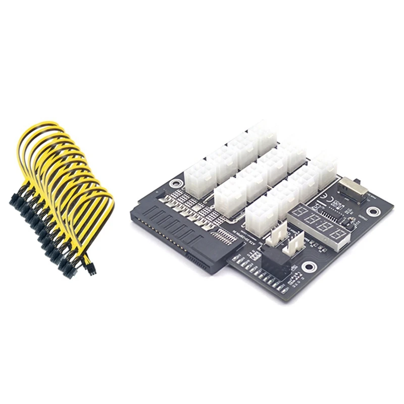 Breakout Board For HP 500W/2200W GPU PSU Power Module Server Graphics Card Conversion 6Pin To 8Pin Cable For BTC Mining
Breakout Board For HP 500W/2200W GPU PSU Power Module Server Graphics Card Conversion 6Pin To 8Pin Cable For BTC Mining
