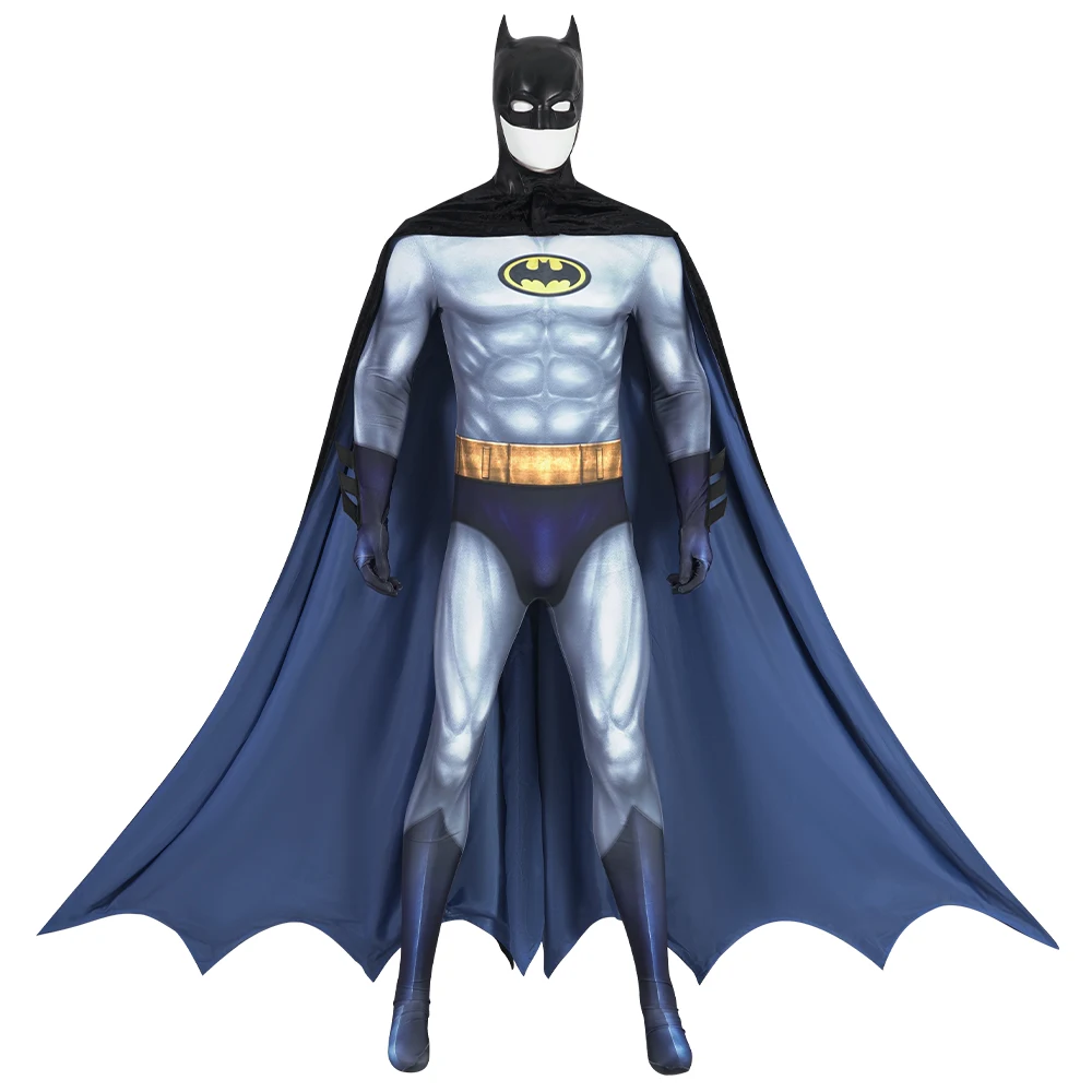 Bat Bird of Prey Cosplay Costume Adult Men Halloween Carnival Party Suit with Jumpsuit Cloak Mask 
Bat Bird of Prey Cosplay Costume Adult Men Halloween Carnival Party Suit with Jumpsuit Cloak Mask