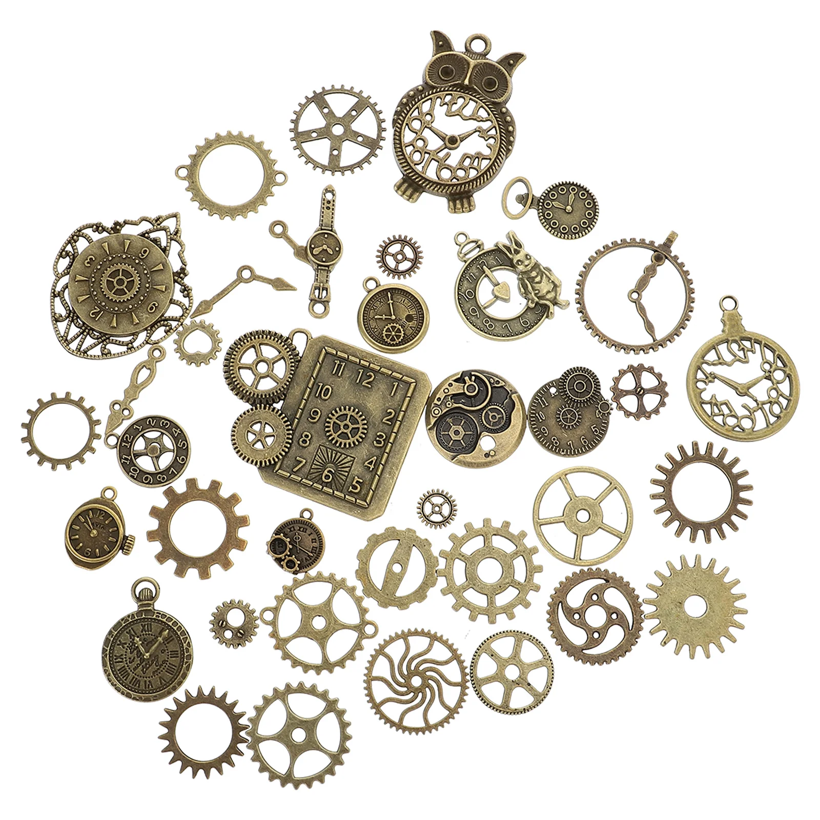 40Pcs Retro Punk Gears DIY Bag Charms Watch Dial Charms Metal Gear Charms for DIY (Mixed Style)
40Pcs Retro Punk Gears DIY Bag Charms Watch Dial Charms Metal Gear Charms for DIY (Mixed Style)