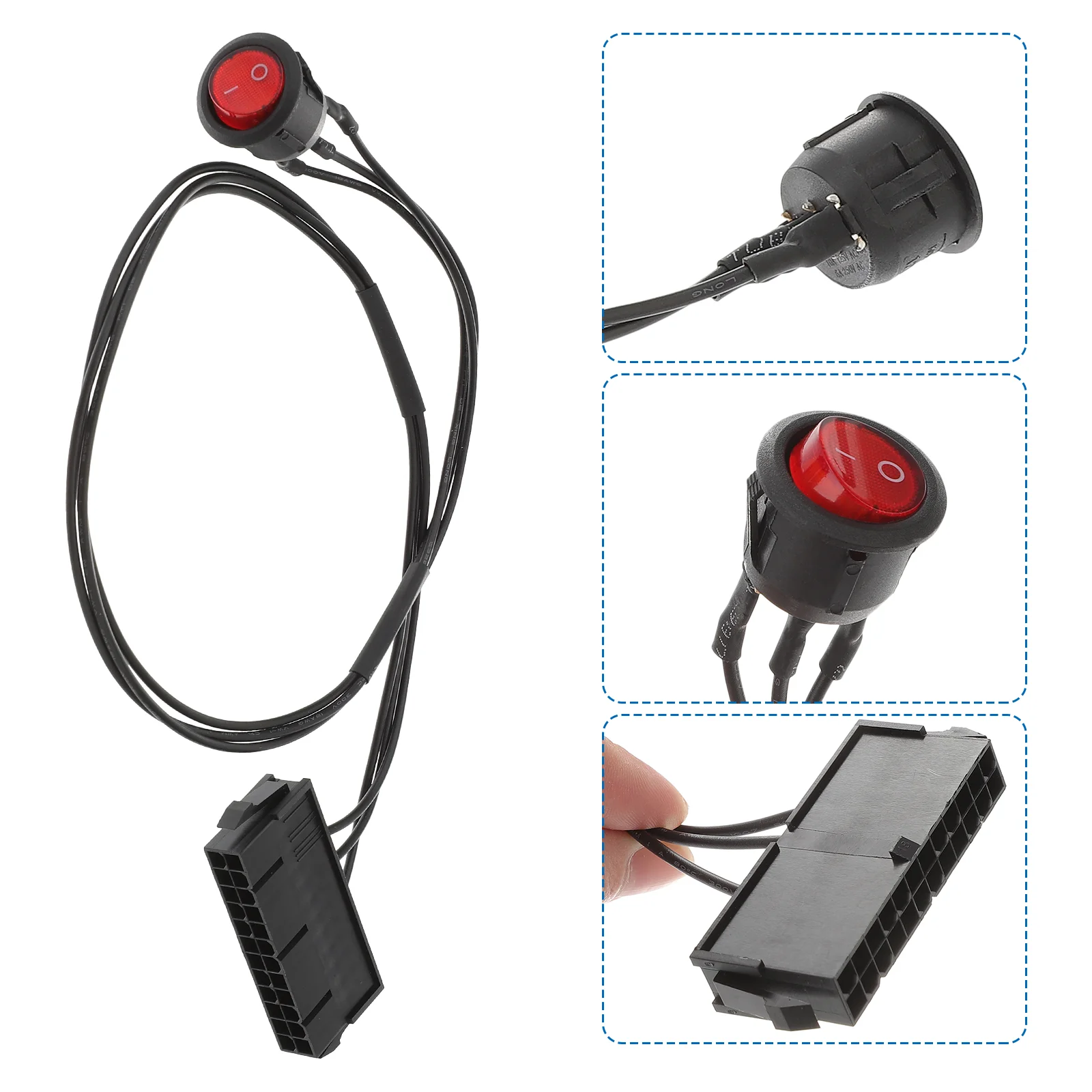 Power Switch Jumper Bridge Cable Psu Supply Motherboard Tester Pc Button Atx Starter 18Awg Adapter Accessories
Power Switch Jumper Bridge Cable Psu Supply Motherboard Tester Pc Button Atx Starter 18Awg Adapter Accessories