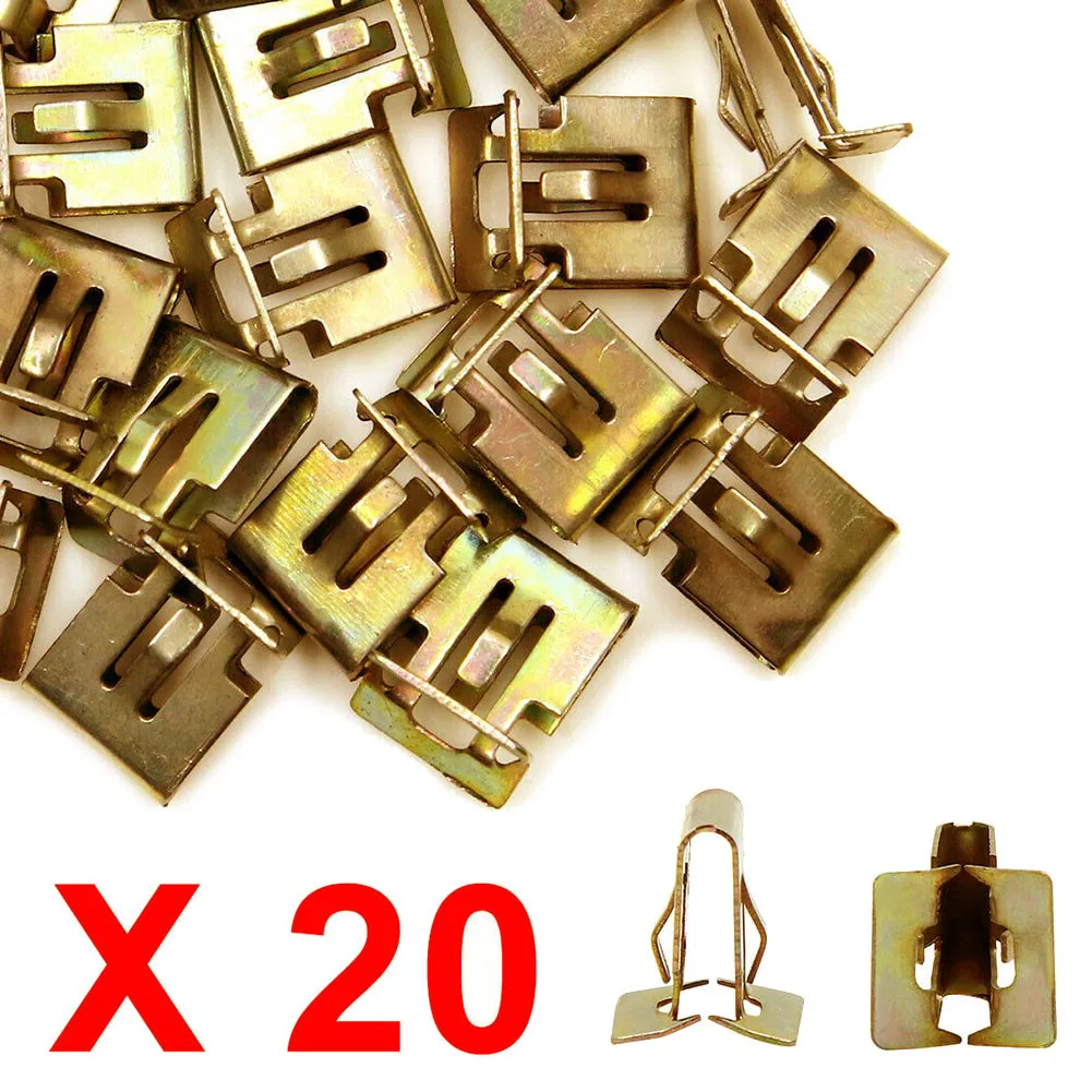 20pcs Auto Metal Trim Panel Lining Clip Bronze Tone Car Interior Console Dash Dashboard Trim Metal Retainer Clip
20pcs Auto Metal Trim Panel Lining Clip Bronze Tone Car Interior Console Dash Dashboard Trim Metal Retainer Clip