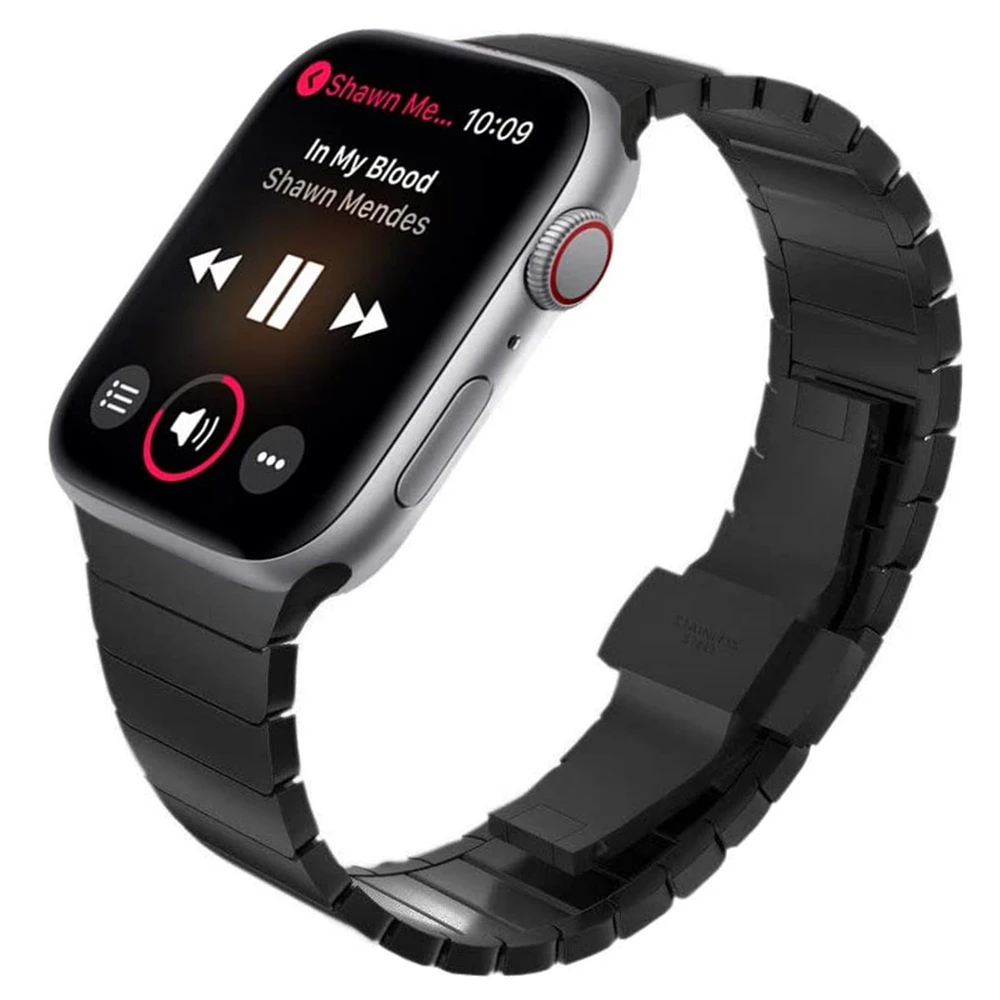 Ремешок из нержавеющей стали для Apple Watch Band Ultra 8 7 6 5 4 3SE, пряжка-бабочка для iWatch Series 42 мм 38 мм 45 мм 44 мм 41 мм 40 мм 49 мм
Ремешок из нержавеющей стали для Apple Watch Band Ultra 8 7 6 5 4 3SE, пряжка-бабочка для iWatch Series 42 мм 38 мм 45 мм 44 мм 41 мм 40 мм 49 мм