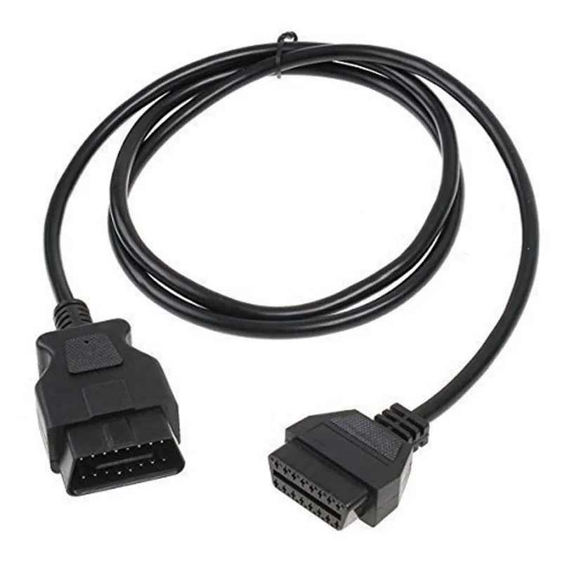 16Pin/ Pin Male-female Connection Patch Cord of Automobile OBD2 Extension Cord Is Fully Electrified with 1.5M 16 Cores 
16Pin/ Pin Male-female Connection Patch Cord of Automobile OBD2 Extension Cord Is Fully Electrified with 1.5M 16 Cores