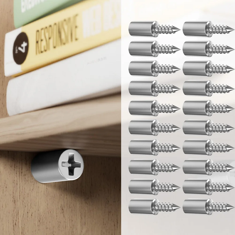 20pcs Self-tapping Screws With Dust-proof Covers For Wine Cabinet Glass Dragging Shelves Particle Brackets Household Spare Parts
20pcs Self-tapping Screws With Dust-proof Covers For Wine Cabinet Glass Dragging Shelves Particle Brackets Household Spare Parts