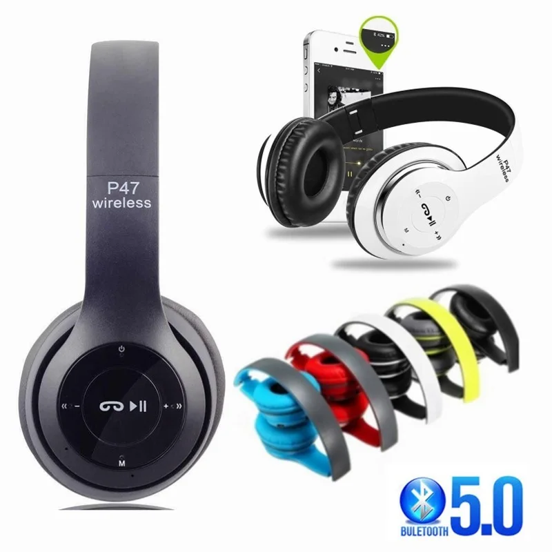 FOR Wireless Bluetooth 5.0 Headphones With Noise Cancelling Over-Ear Earphones Phone Folding Movement Heavy Bass
FOR Wireless Bluetooth 5.0 Headphones With Noise Cancelling Over-Ear Earphones Phone Folding Movement Heavy Bass