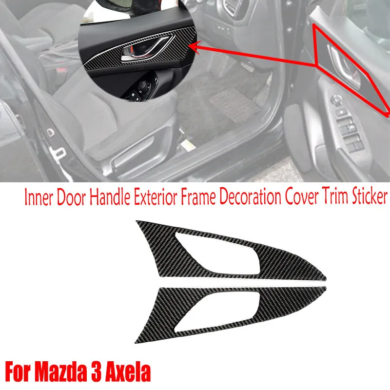 Внутренняя дверная ручка для Mazda 3 Axela 2014 2017 2018 из углеродного волокна
Внутренняя дверная ручка для Mazda 3 Axela 2014 2017 2018 из углеродного волокна