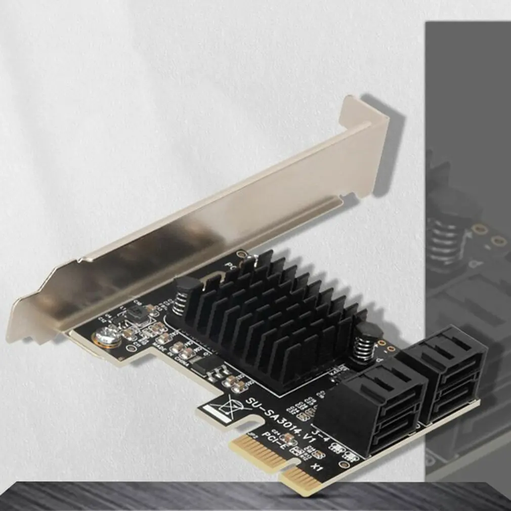 PCIe к 4 портам SATA 3 III 3,0 6 Гбит/с SSD адаптер PCI-e PCI Express x1 плата контроллера, плата расширения, поддержка x4 x6 x8 x16
PCIe к 4 портам SATA 3 III 3,0 6 Гбит/с SSD адаптер PCI-e PCI Express x1 плата контроллера, плата расширения, поддержка x4 x6 x8 x16