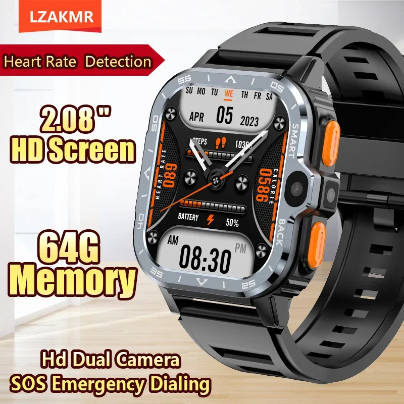 NEW Upgrades 64G Memory PGD WATCH Smart Watch For Men 4G Net Quad-core CPU HD Dual Camera SOS Emergency Dialing Android System
NEW Upgrades 64G Memory PGD WATCH Smart Watch For Men 4G Net Quad-core CPU HD Dual Camera SOS Emergency Dialing Android System