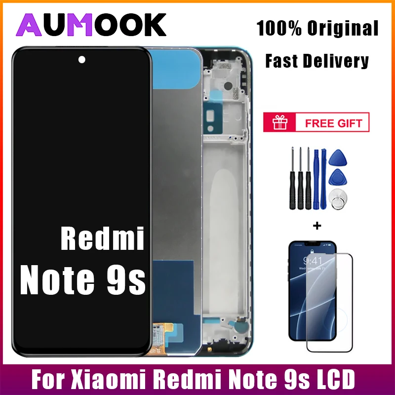 Original LCD Display for Redmi Note 9s LCD Display Touch Screen Digitizer for M2003J6A1G LCD Replacement
Original LCD Display for Redmi Note 9s LCD Display Touch Screen Digitizer for M2003J6A1G LCD Replacement