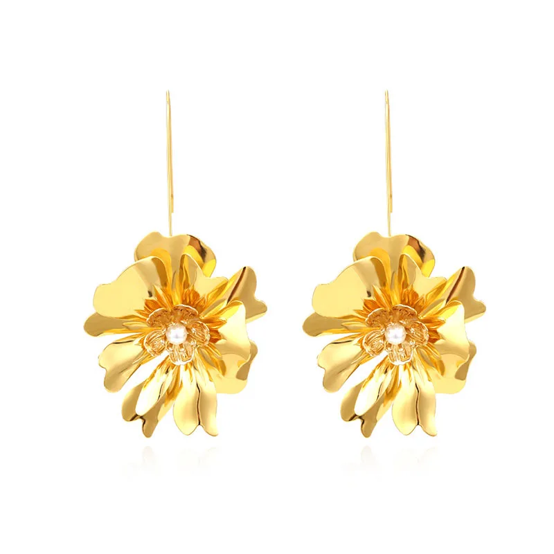 Exquisite Luxury Metal Flowers Earrings Women Fashion Design Ear Hook Pendant Earring Jewelry For Her Accessories Dropshipping
Exquisite Luxury Metal Flowers Earrings Women Fashion Design Ear Hook Pendant Earring Jewelry For Her Accessories Dropshipping
