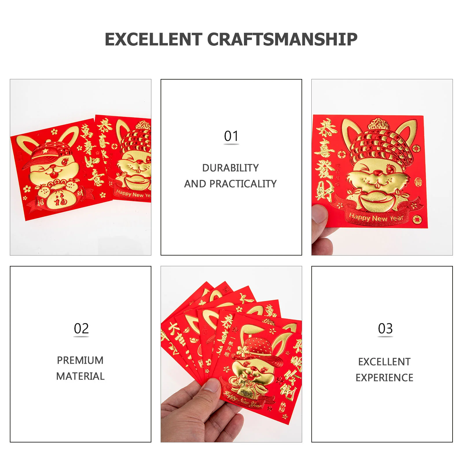 Red Envelopes Money Year New Chinese Packet Envelope Packets Festival Zodiac Rabbitspring Lucky Hong Bao Lunar Pocket Paper Cash
Red Envelopes Money Year New Chinese Packet Envelope Packets Festival Zodiac Rabbitspring Lucky Hong Bao Lunar Pocket Paper Cash