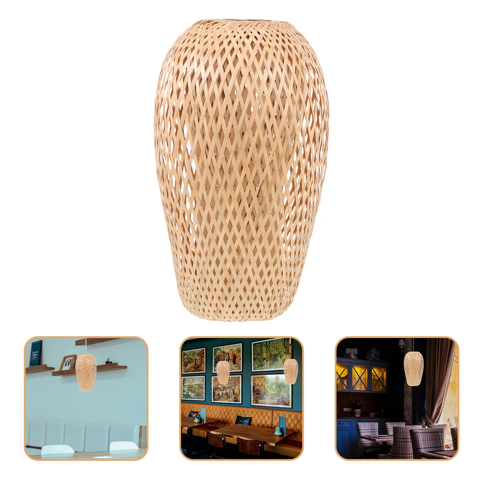 1 Pc Ceiling Lamp Cover Household Vintage Bamboo Weaving Bamboo Lampshade (Wood)
1 Pc Ceiling Lamp Cover Household Vintage Bamboo Weaving Bamboo Lampshade (Wood)