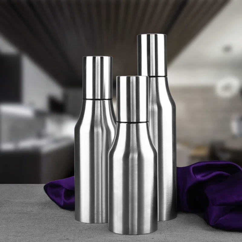 304Stainless Steel Oil Kettle Leak-proof oil bottle Soy Sauce Bottle European Creative Japanese Vinegar Bottle Seasoning Bottle
304Stainless Steel Oil Kettle Leak-proof oil bottle Soy Sauce Bottle European Creative Japanese Vinegar Bottle Seasoning Bottle