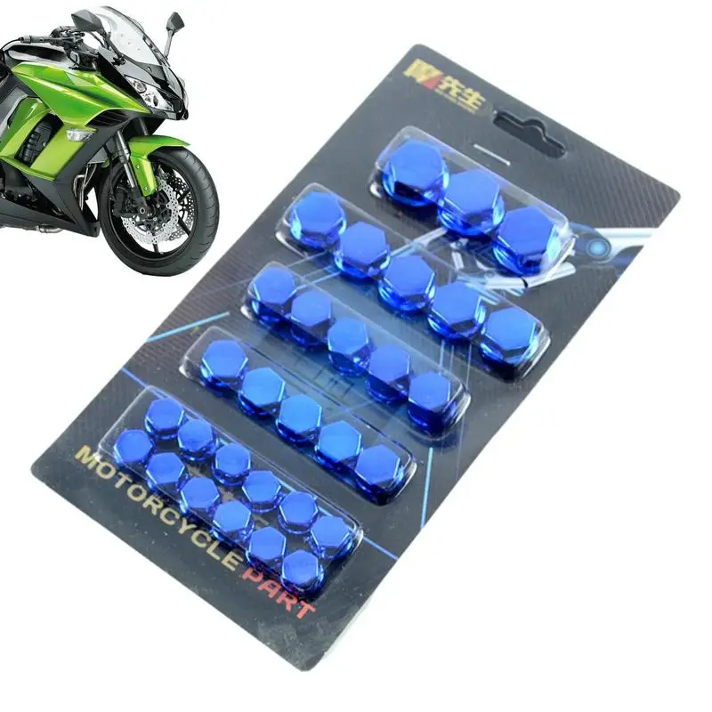 Motorcycle Head Screw Cover 5 Colors Decorative Engine Nut Bolt Cover 30PCS/Set Screw Nut Bolt Covers Rustproof Engine Nut Bolt
Motorcycle Head Screw Cover 5 Colors Decorative Engine Nut Bolt Cover 30PCS/Set Screw Nut Bolt Covers Rustproof Engine Nut Bolt