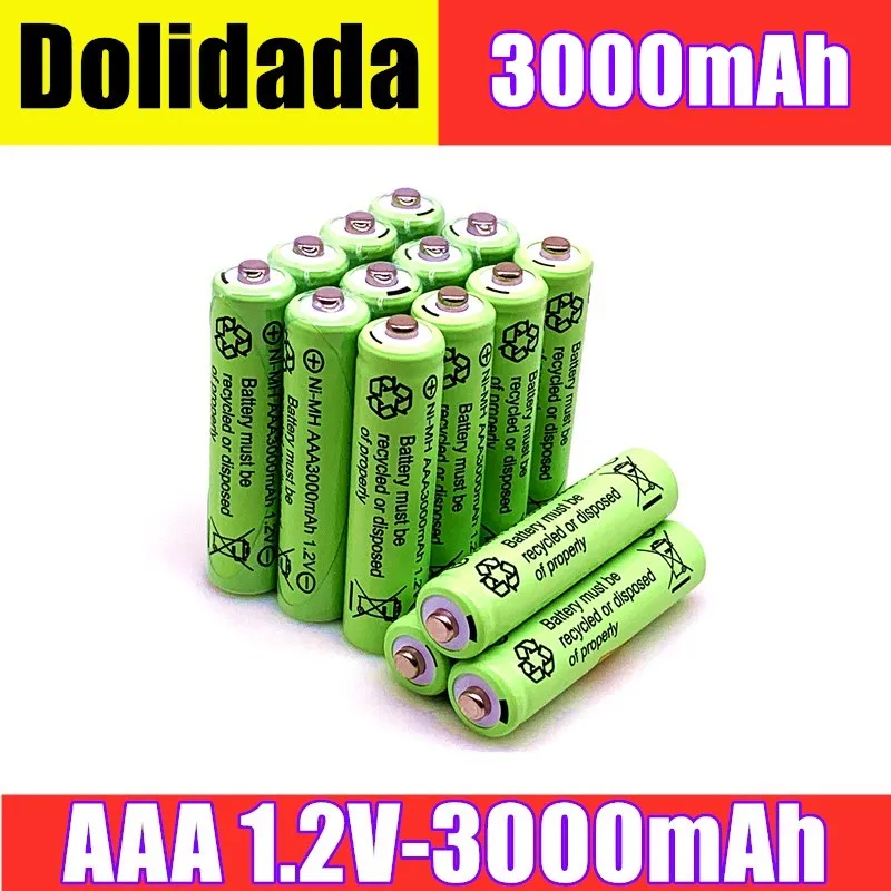 4-20 pieces 100% original AAA 3000mAh 1.2V quality rechargeable battery AAA 3000mAh Ni-MH rechargeable 1.2V 2A battery 
4-20 pieces 100% original AAA 3000mAh 1.2V quality rechargeable battery AAA 3000mAh Ni-MH rechargeable 1.2V 2A battery