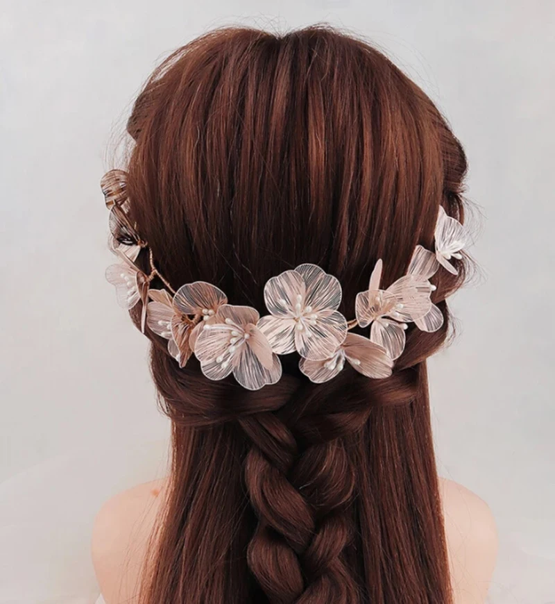 Korea Fashion Flower Wire Pearl Rhinestone Bridal Headband Hairband Bride Bridesmaids Wedding Accessories Hair Ornament Jewelry
Korea Fashion Flower Wire Pearl Rhinestone Bridal Headband Hairband Bride Bridesmaids Wedding Accessories Hair Ornament Jewelry