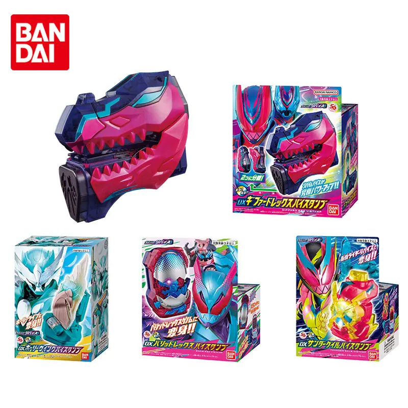 

Bandai Original Kamen Rider Revice DX Giffard Rex Linkage Tyrannosaurus Seal Anime Action Figures Toys for Boys Girls Kids Gift