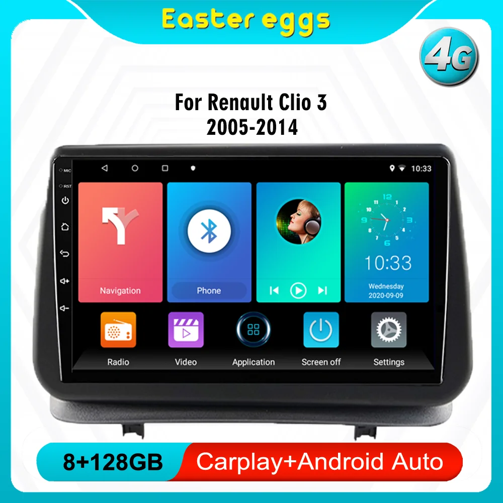 2 Din 4G Android Carplay для Renault Clio 3 2005-2014 9 дюймов Автомагнитола мультимедийный плеер навигация GPS головное устройство с рамкой
2 Din 4G Android Carplay для Renault Clio 3 2005-2014 9 дюймов Автомагнитола мультимедийный плеер навигация GPS головное устройство с рамкой