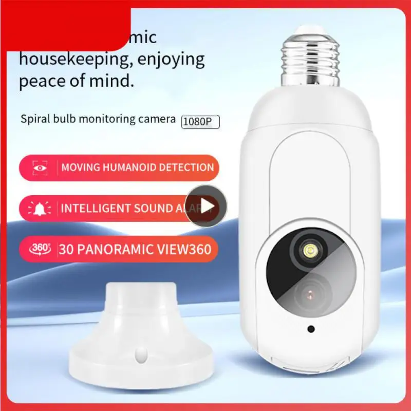 Беспроводная панорамная камера с лампочками E27, 360 Вт, 200 p 
Беспроводная панорамная камера с лампочками E27, 360 Вт, 200 p