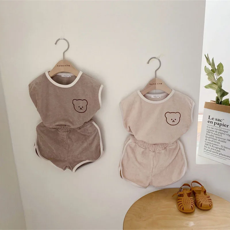 Baby Boy Summer Casual Cool Breathable Sleeveless T-shirt + Toddler Girl Simple Thin Cotton PP Shorts 2pc Set Children Clothes
Baby Boy Summer Casual Cool Breathable Sleeveless T-shirt + Toddler Girl Simple Thin Cotton PP Shorts 2pc Set Children Clothes