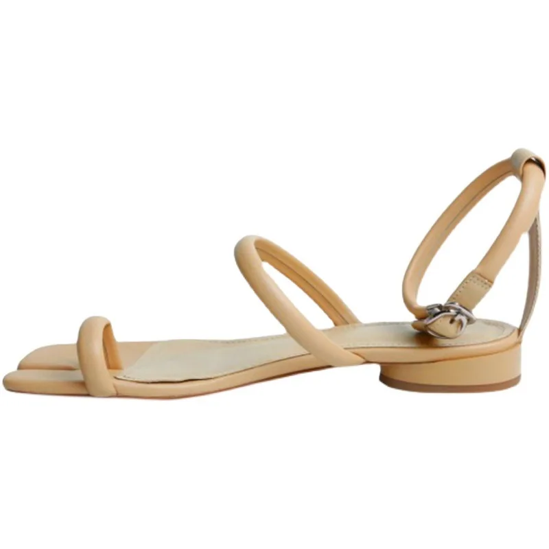Flat Sandals Women's 2022 New Open-toed Low-heeled White Retro One-word Strap Roman Women's Shoes Sandales Femme Sandalia Mujer
Flat Sandals Women's 2022 New Open-toed Low-heeled White Retro One-word Strap Roman Women's Shoes Sandales Femme Sandalia Mujer
