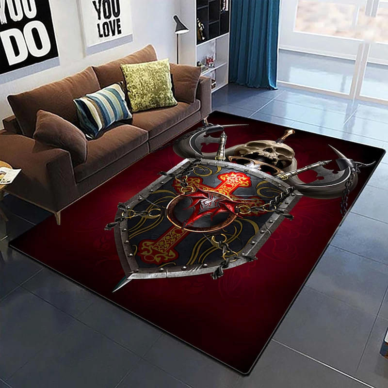 Art Printed Cold Weapon Sword Alfombras Para Sala Pattern Carpets for Living Room Bedroom Carpet Area Large Rug Cool Floor Mats
Art Printed Cold Weapon Sword Alfombras Para Sala Pattern Carpets for Living Room Bedroom Carpet Area Large Rug Cool Floor Mats