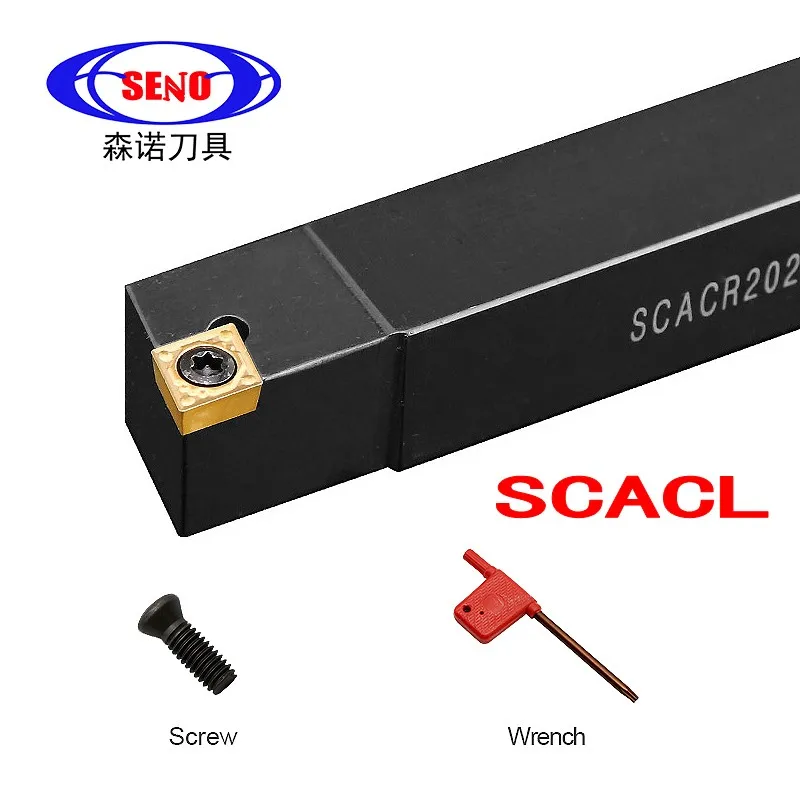 1pc CNC Tool Lathe Tool Holder Cylindrical Turning Tool SCACL0808K06 SCACL1010K06 SCACL1212K06 For CNMG Inserts
1pc CNC Tool Lathe Tool Holder Cylindrical Turning Tool SCACL0808K06 SCACL1010K06 SCACL1212K06 For CNMG Inserts