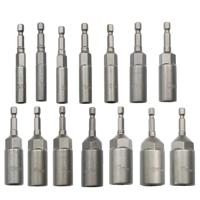 Driver Drill Hex Impact Socket Adapter 80Mm Length Screwdrivers Bits 6-19Mm Quick Adapter
Driver Drill Hex Impact Socket Adapter 80Mm Length Screwdrivers Bits 6-19Mm Quick Adapter