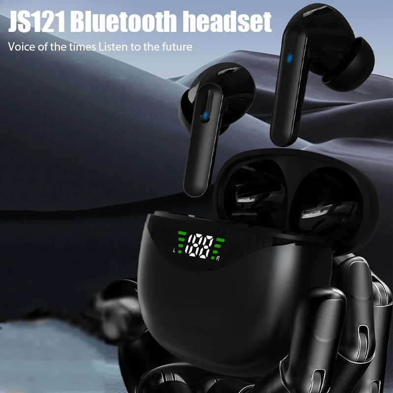 TWS JS12 Wireless Headphones LED Display Earbuds Fone Bluetooth 5.1 Headset Noise Reduction Sports Waterproof Earphones With Mic
TWS JS12 Wireless Headphones LED Display Earbuds Fone Bluetooth 5.1 Headset Noise Reduction Sports Waterproof Earphones With Mic