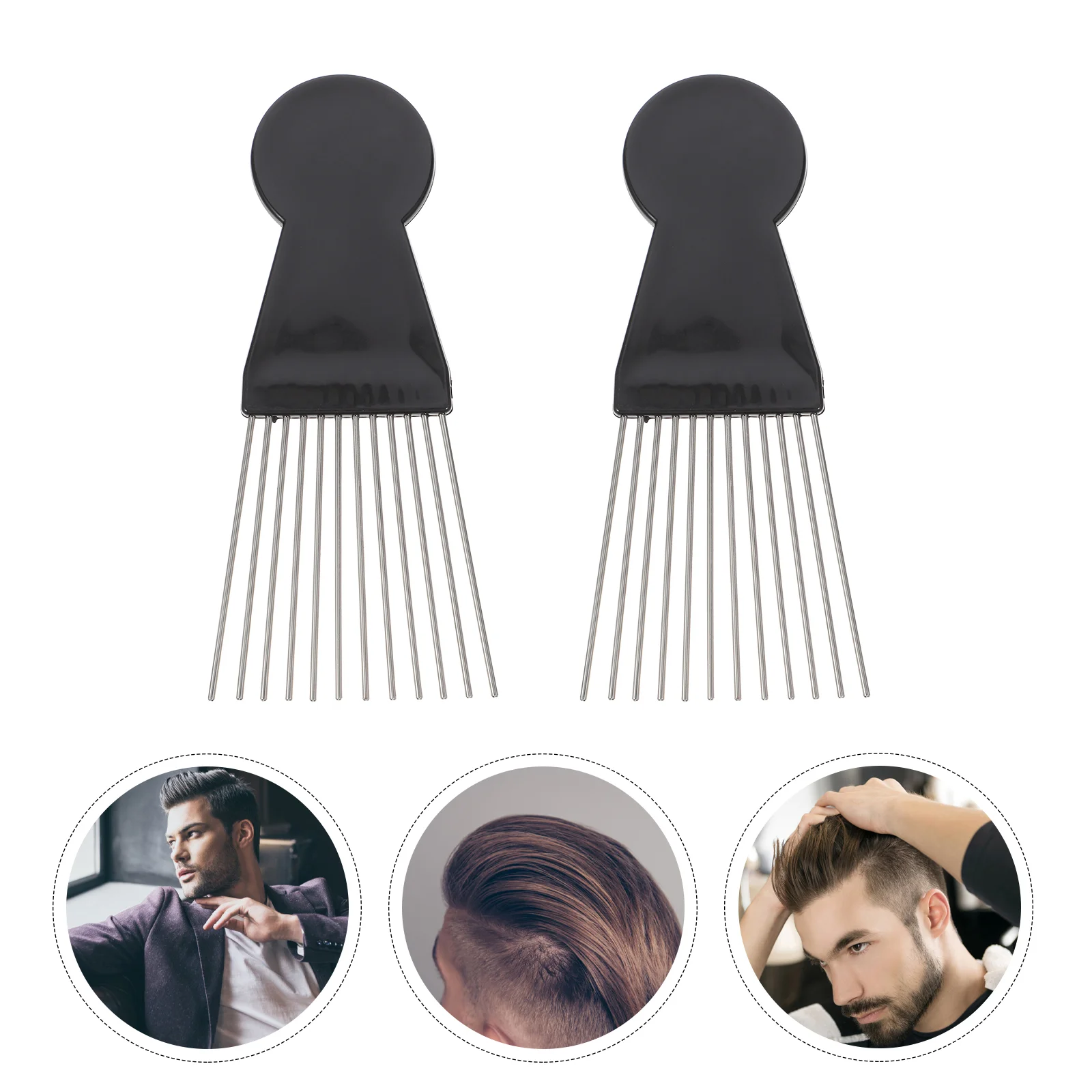 Hair Comb Pick Afro Curly Brushpicks Metal Combs Stylinghairdressing Men Brushes Professional Straightener Braid Beard Salon
Hair Comb Pick Afro Curly Brushpicks Metal Combs Stylinghairdressing Men Brushes Professional Straightener Braid Beard Salon